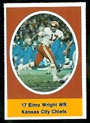 1972 Sunoco Stamps      265     Elmo Wright